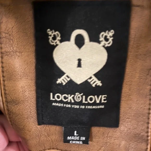 Brown Faux Leather Jacket - Picture 6 of 10